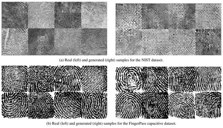 Исследователи тестировали DeepMasterPrints против классического датасета отпечатков NIST